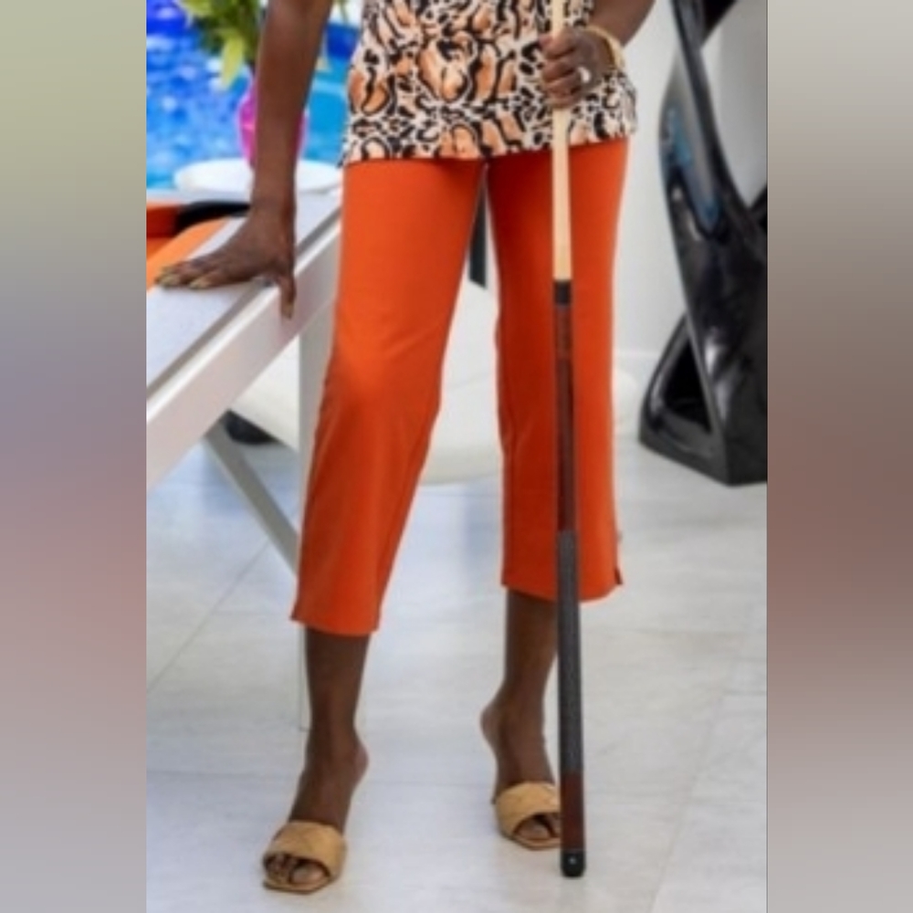 Women With Control Tummy Control Full Leg Crop Pants